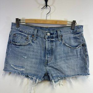 Levi's 501 Premium Denim Cut-Off Shorts, Size 30